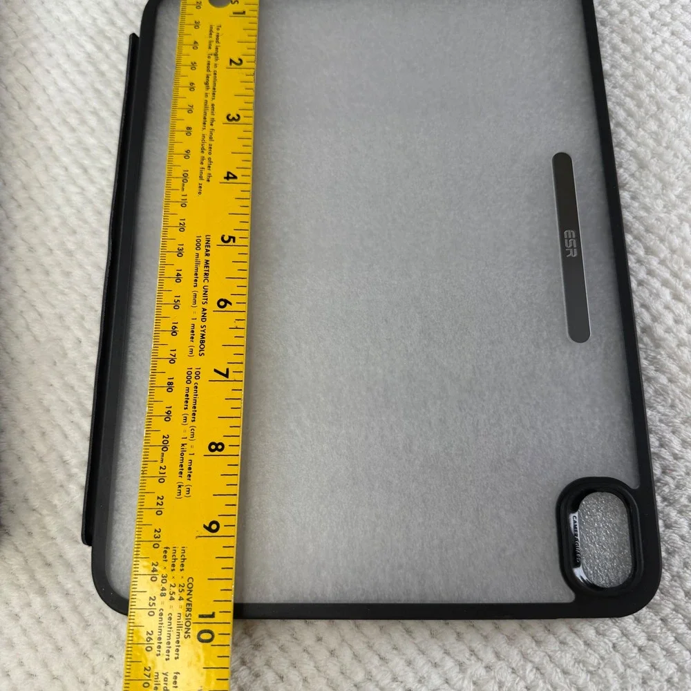 ESR iPad 10th Gen Case Ascend Series Frosted‎ Black Trifold Stand Cover